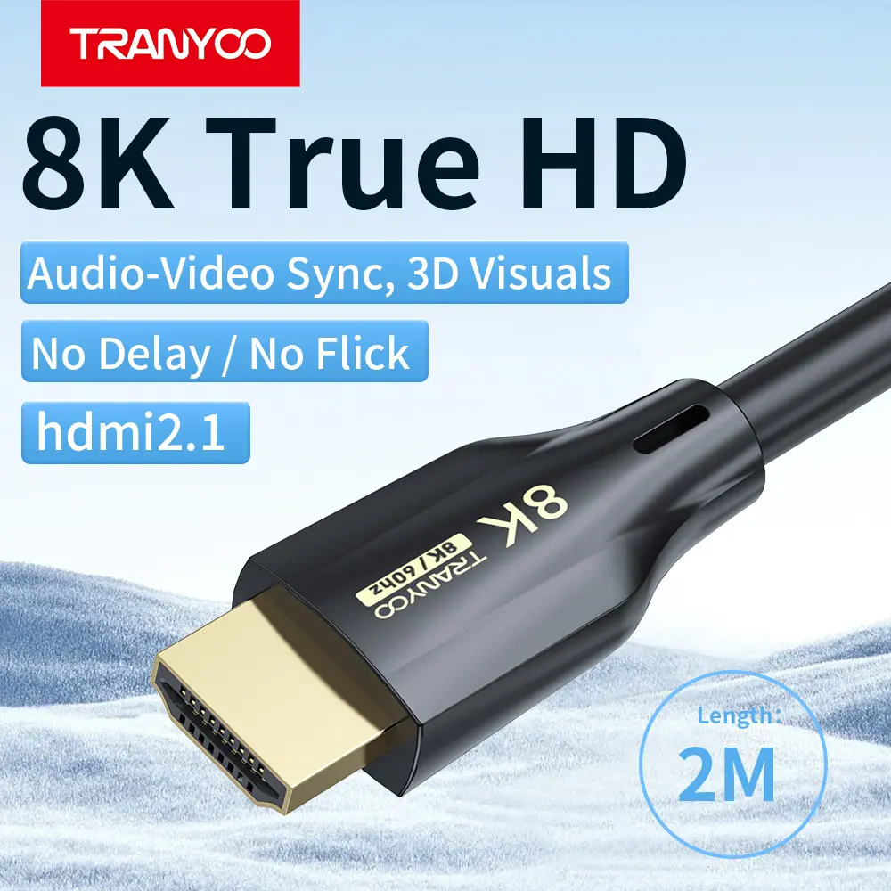 کابل HDMI کیفیت 8K ورژن 2.1 طول 2 متر ترانیو 